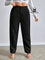 Calça Cenoura Cintura Alta Com Passa Cinto Várias Cores Plus Size G / Preto Calça