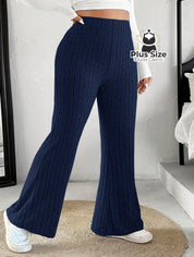 Calça Cintura Alta Flare Plus Size Calça Cintura Alta Flare Plus Size
