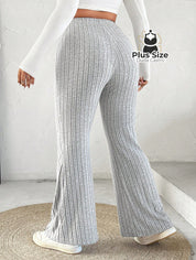 Calça Cintura Alta Flare Plus Size