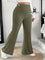 Calça Cintura Alta Flare Plus Size G / Verde