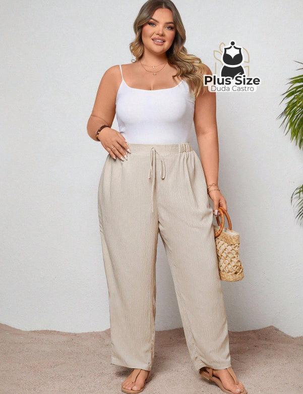 Calça com Bolsos Plus Size Extra 95 Calça com Bolsos Plus Size Extra