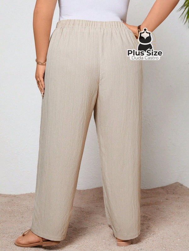 Calça com Bolsos Plus Size Extra 95 Calça com Bolsos Plus Size Extra