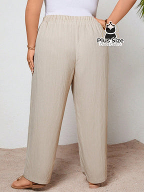 Calça com Bolsos Plus Size Extra 95 Calça com Bolsos Plus Size Extra