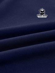 Calça de Perna Larga com Alta Elasticidade e Detalhes em Cinto Embutido Plus Size Várias Cores Calça de Perna Larga com