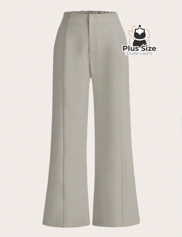  Cinza 130 Calça Reta Simples Elegante Delicada Várias