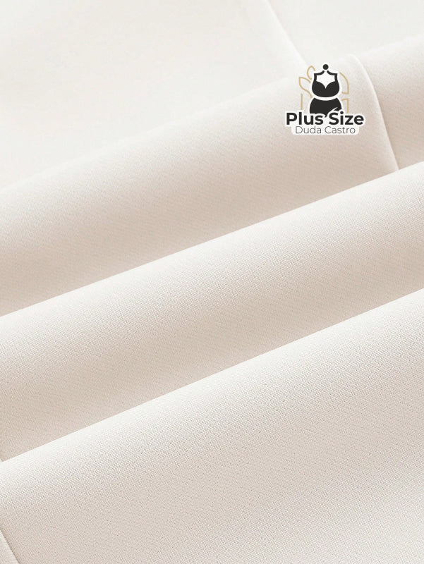 Calça Flare Alfaiataria com Cintura Flexível e Caimento Impecável Calça Reta Simples Elegante Delicada Várias Cores