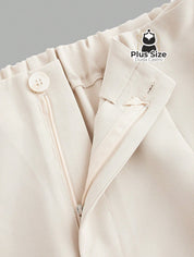 Calça Flare Alfaiataria com Cintura Flexível e Caimento Impecável Calça Reta Simples Elegante Delicada Várias Cores
