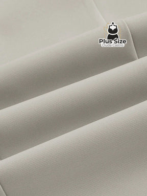 Calça Flare Alfaiataria com Cintura Flexível e Caimento Impecável Calça Reta Simples Elegante Delicada Várias Cores