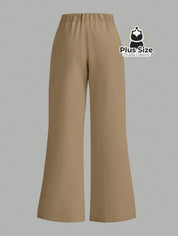 Calça Flare Alfaiataria com Cintura Flexível e Caimento Impecável Calça Reta Simples Elegante Delicada Várias Cores