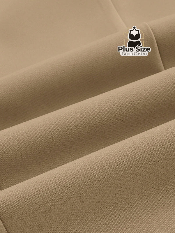 Calça Flare Alfaiataria com Cintura Flexível e Caimento Impecável Calça Reta Simples Elegante Delicada Várias Cores