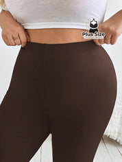 Calça Flare de Alta Elasticidade Plus Size Extra 125 Calça Flare de Alta Elasticidade Plus Size Extra