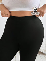 Calça Flare de Alta Elasticidade Plus Size Extra 125 Calça Flare de Alta Elasticidade Plus Size Extra