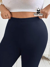 Calça Flare de Alta Elasticidade Plus Size Extra Calça Flare de Alta Elasticidade Plus Size Extra