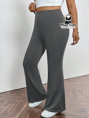 Calça Pantalona Modeladora Plus Size – Cintura Alta e Efeito Levanta Bumbum Calça Pantalona Modeladora Plus Size –