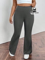 Calça Pantalona Modeladora Plus Size – Cintura Alta e Efeito Levanta Bumbum Calça Pantalona Modeladora Plus Size –