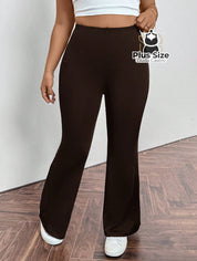 Calça Pantalona Modeladora Plus Size – Cintura Alta e Efeito Levanta Bumbum Calça Pantalona Modeladora Plus Size –