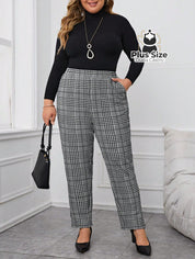 Calça Xadrez Plus Size Calça Xadrez Plus Size