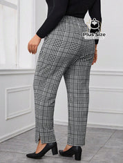 Calça Xadrez Plus Size Calça Xadrez Plus Size