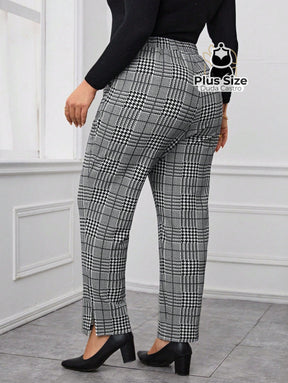 Calça Xadrez Plus Size Calça Xadrez Plus Size
