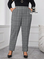 Calça Xadrez Plus Size G1 110 Calça Xadrez Plus Size