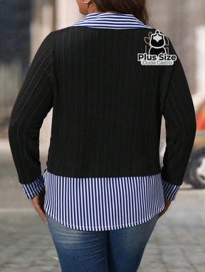 Camisa com Colarinho em Veludo Várias Cores Plus Size Camisa com Colarinho em Veludo Várias Cores Plus Size
