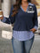 Camisa com Colarinho em Veludo Várias Cores Plus Size G / Azul Marinho 120 Camisa com Colarinho em Veludo Várias Cores