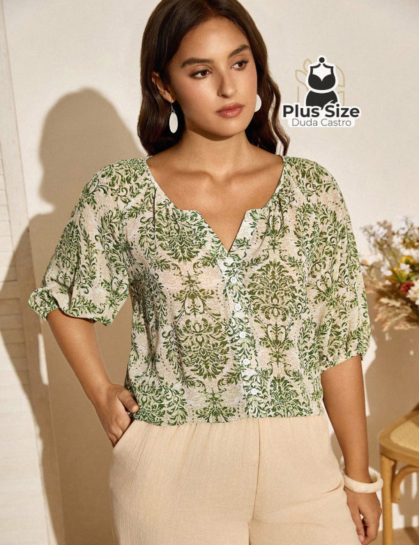  Multicolorido Camisa de Manga