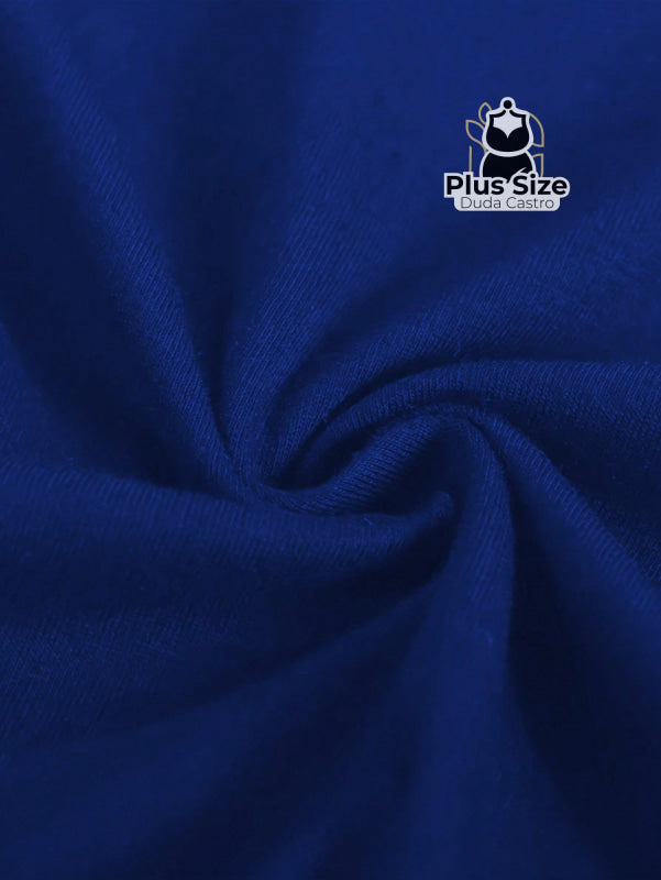 Camiseta Olho Grego Em Strass Preta Ou Azul Plus Size Blusa