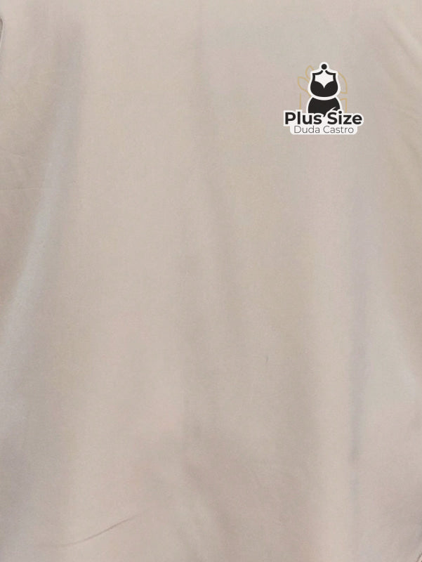 Camisa Romântica Manga Longa com Colarinho e Detalhes em Renda Frontal e no Punho Camisa Romântica Manga Longa com