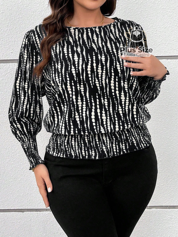 Camisa Social de Manga Longa Plus Size G / Preto 83 Camisa Social de Manga Longa Plus Size