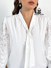 Camisa social Manga Transparente e Gola com Detalhe em Pérola Várias Cores Camisa social Manga Transparente e Gola com