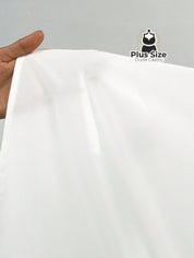 Camisa social Manga Transparente e Gola com Detalhe em Pérola Várias Cores Camisa social Manga Transparente e Gola com