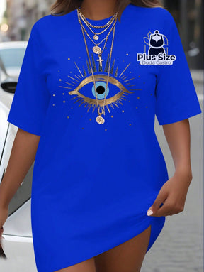 Camiseta Olho Grego Várias Cores Plus Size Blusa