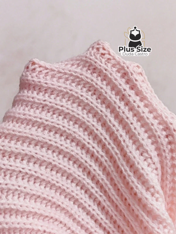 Cardigan de Tricô com Bolsos Várias Cores Plus Size Cardigan de Tricô com Bolsos Várias Cores Plus Size