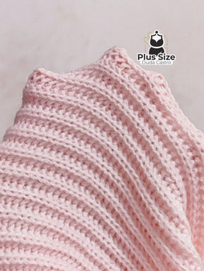 Cardigan de Tricô com Bolsos Várias Cores Plus Size Cardigan de Tricô com Bolsos Várias Cores Plus Size