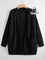 Cardigan de Tricô com Bolsos Várias Cores Plus Size Preto / G Cardigan de Tricô com Bolsos Várias Cores Plus Size
