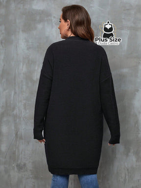 Cardigan Extra Longo Várias Cores Plus Size Cardigan Extra Longo Várias Cores Plus Size