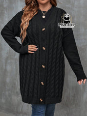Cardigan Extra Longo Várias Cores Plus Size Cardigan Extra Longo Várias Cores Plus Size