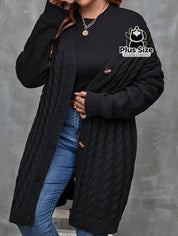 Cardigan Extra Longo Várias Cores Plus Size Cardigan Extra Longo Várias Cores Plus Size