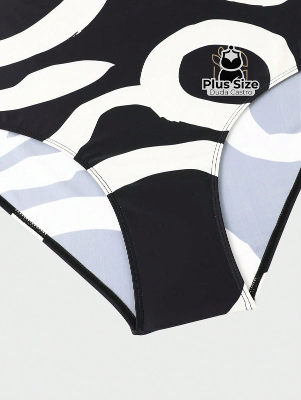 Conjunto De 3 Peças Biquíni E Pareô Plus Size Várias Estampas