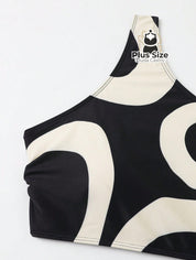 Conjunto De 3 Peças Biquíni E Pareô Plus Size Várias Estampas