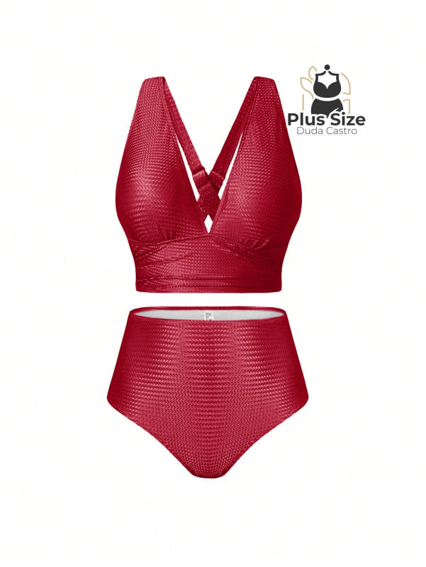 Conjunto De Biquini E Saída Praia Várias Cores Plus Size