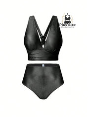 Conjunto De Biquini E Saída Praia Várias Cores Plus Size