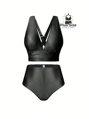 Conjunto De Biquini E Saída Praia Várias Cores Plus Size