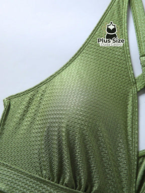 Conjunto De Biquini E Saída Praia Várias Cores Plus Size