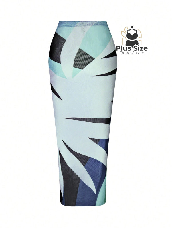 Conjunto De Biquini E Saída Praia Várias Cores Plus Size