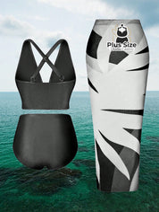 Conjunto De Biquini E Saída Praia Várias Cores Plus Size