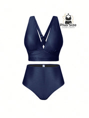 Conjunto De Biquini E Saída Praia Várias Cores Plus Size