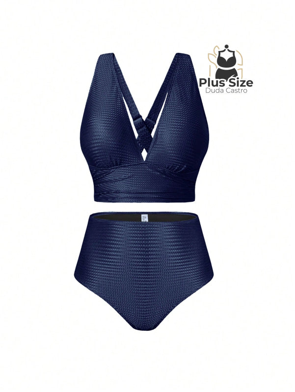 Conjunto De Biquini E Saída Praia Várias Cores Plus Size