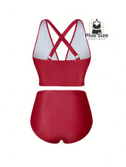 Conjunto De Biquini E Saída Praia Várias Cores Plus Size